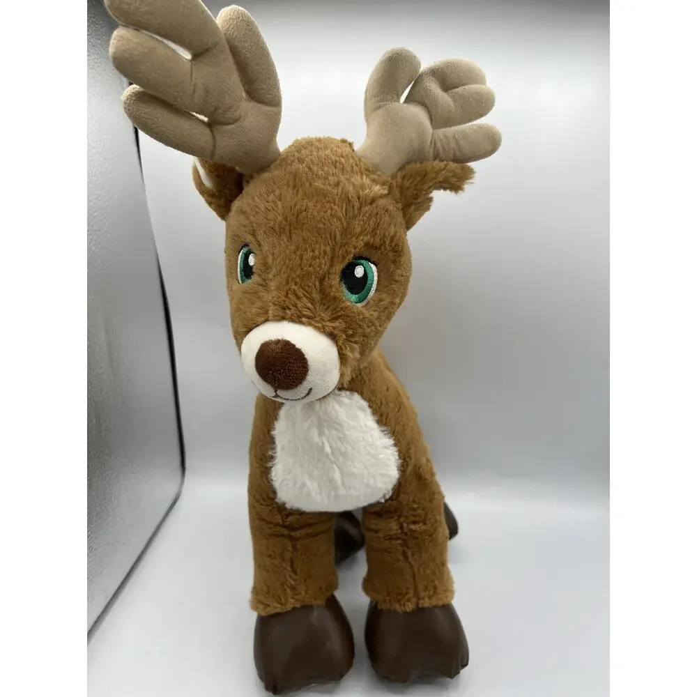 Build A Bear Reindeer Plush 15” Christmas Deer Stuffed Animal BABW